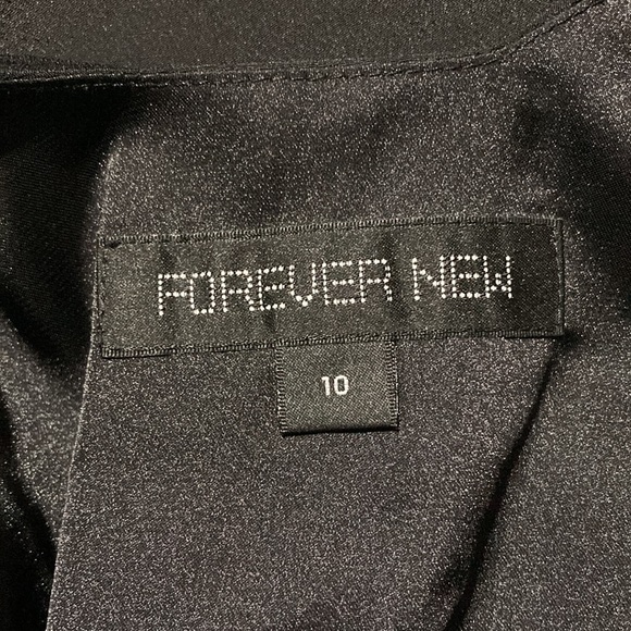 FOREVER NEW large bow Shift Dress black - Picture 6 of 7